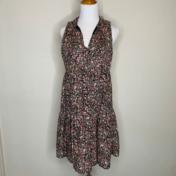 BB Dakota Dresses & Skirts - BB Dakota Floral Cottage Core Dress Black Pink Sz Small